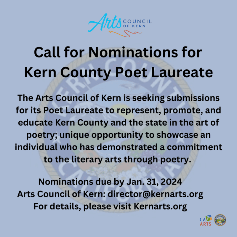 Poet Laureate - Arts Council of Kern